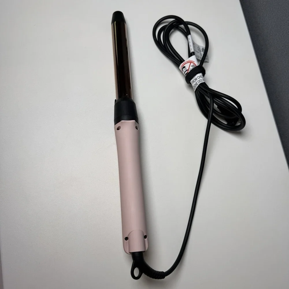 Lange 25MM Titanium Rotating Curling Iron, Color Blush, Le Pirouette - Picture 6 of 7